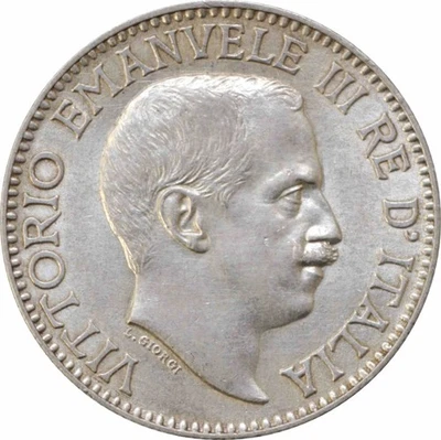 Italian Somaliland 1 rupia 1914 R, UNC, "Vittorio Emanuele III (1900 - 1946)" - Image 1 of 2
