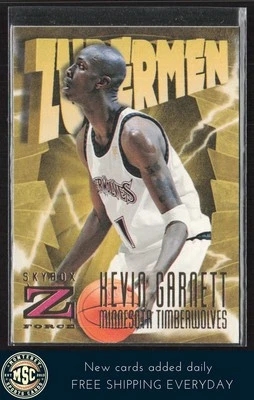 Kevin Garnett 1996-97 SkyBox Z-Force #173 Minnesota Timberwolves - Image 1 of 2