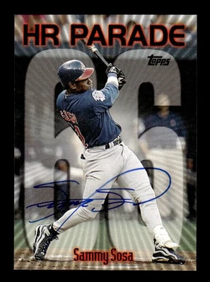 Sammy Sosa 2019 Topps Throwback Thursday #274 BAS Hand Signed Auto - Image 1 of 2