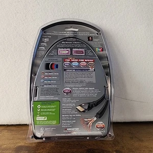 Monster Cable 1000 HDX Ultra High Speed HDMI Kabel 4 Fuß - 3D - 4K - 15,8 Gbit/s - Bild 1 von 4