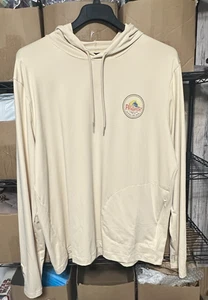 Pendleton Sun Tee Hoodie Shirt Mens XL Beige Moisture Wicking Performance NWT - Picture 1 of 10