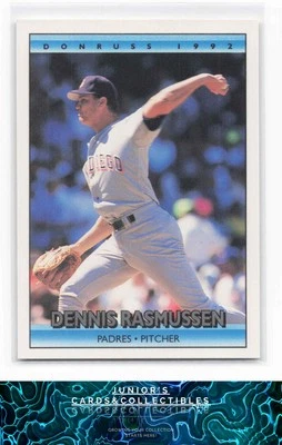 Dennis Rasmussen 1992 Donruss #245 Donruss Excellent - Image 1 of 2