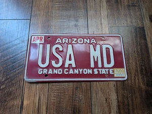 Arizona 1999 EE. UU. MD médico medicina personalizada matrícula personalizada - Imagen 1 de 2