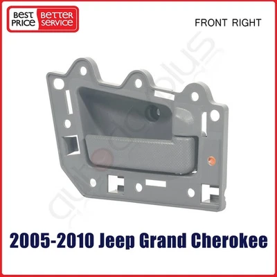 Manija de puerta interior delantera derecha gris para Jeep Grand Cherokee 2005-2010 Foto 1 de 4