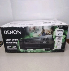 Denon AVR-E300 Home Theater 5.1 Channel Integrated Network AV Receiver (IN BOX) - Picture 1 of 11