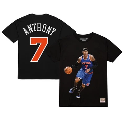 Men's Carmelo Anthony Black New York Knicks Ultimate Player Name & Number - Image 1 of 3