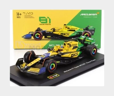 BURAGO 18-38215-P-SENNA McLAREN - F1 MCL38 TEAM MCLAREN N 81 2nd MONACO GP (SENN - Immagine 1 di 2