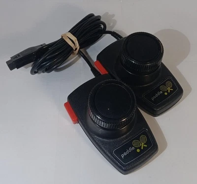 Atari 2600 CX-30 OEM Paddles, Jitter-Free, Cleaned, Tested, Working - SEE VIDEO! - Image 1 of 3