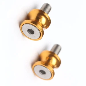 Gold XP M8 Rear Swingarm Spools For Kawasaki NINJA 400 18 19 20 21 22 23 - Foto 1 di 5