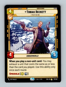 Star Wars Unlimited - Tobias Beckett - I Trust No One - Shadows of the Galaxy - Picture 1 of 2