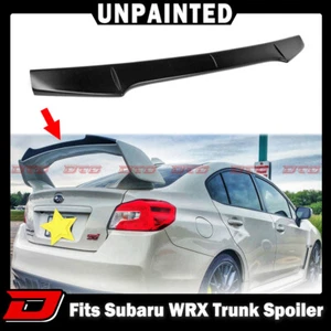 Unpainted Fits Subaru WRX STI VB Gurney Flap Lip STI Top Trunk Spoiler 2023 - Bild 1 von 4