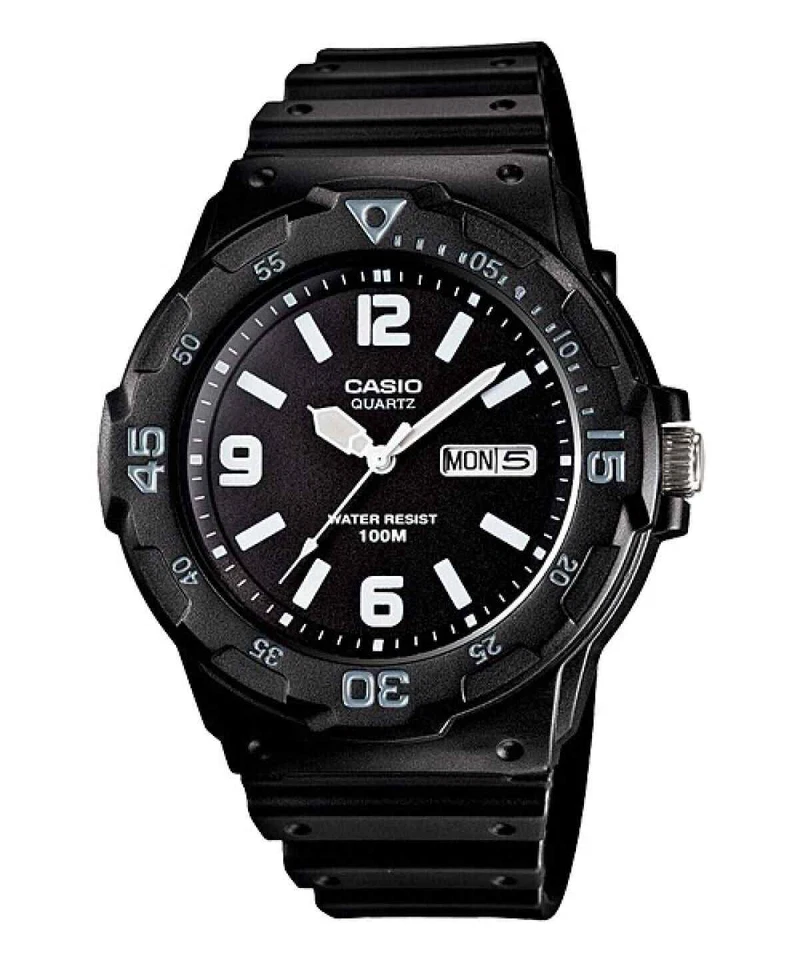 Orologio Uomo CASIO MRW-200H-1B2VDF Silicone Nero Sub 100mt