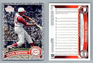 2011 TOPPS UPDATE SP LEGENDS PLATINUM DIAMOND US207 FRANK ROBINSON REDS - Picture 1 of 1