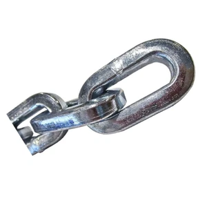 Heavy Duty Security Chain 2m x 10mm - Hardened Steel, Galvanised, Anti-Theft - Picture 1 of 6