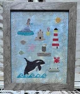 Beach Sampler~Sambrie Stitches Designs - Picture 1 of 1