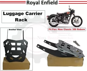 Portaequipajes trasero Fit For Royal Enfield "Nuevo Classic 350 negro" - Imagen 1 de 13