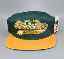 Oakland Athletics Baseball Vintage 90's Starter Tailsweep Snapback Cap Hat - NWT