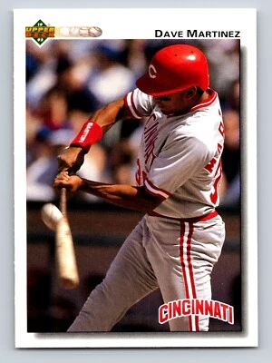 Dave Martinez 1992 Upper Deck #784 Cincinnati Reds - Image 1 of 2