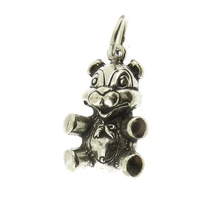 925 Sterling Silber Teddybär Charm Made in USA - Bild 1 von 2