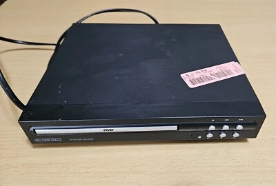 Reproductor de DVD compacto Curtis DVD1041 negro con cable con escaneo progresivo Foto 1 de 3