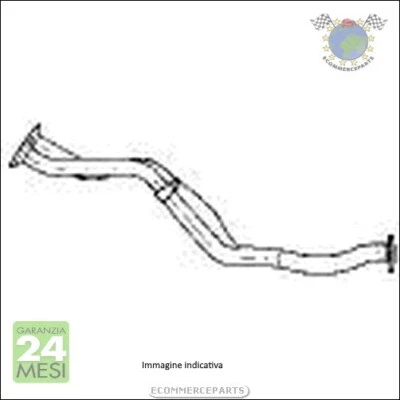 Silenziatore Marmitta Posteriore Sigam per CITROEN BERLINGO PEUGEOT PARTNER - Immagine 1 di 3