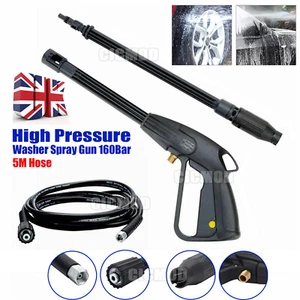 High Pressure Washer Gun Hose Set 5M Power Washing Hose for Car Garden Cleaning - Picture 1 of 16