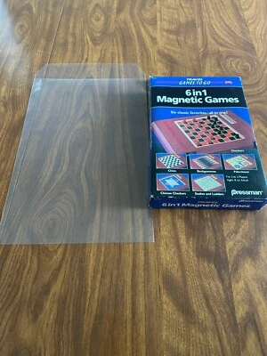 NEW 6 IN 1 MAGNETIC GAMES: TRAVEL GAMES TO GO BY PRESSMAN TOY CORP. (YEAR 1993) - Image 1 of 2