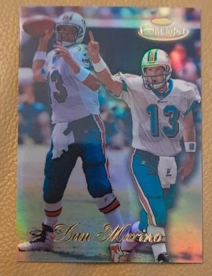 1998 Topps Gold Label Football Card #30 Dan Marino Miami Dolphins - Nice card! - Image 1 of 3