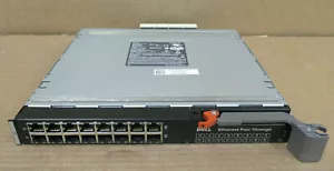 Dell 10G-PTM 10GBE 16-Port RJ45 Ethernet Pass Through Module for M1000e WW060 - Picture 1 of 5