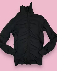 Lululemon Size 4 Beyond the Studio Jacket Reversible Zip Front Stretch Preloved - Picture 1 of 10