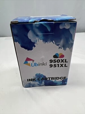 Cartuchos de tinta Ubinki 950XL 951XL (paquete de 4) negro, cian, magenta, amarillo Foto 1 de 4