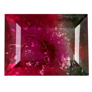 0.66 ct Octagon (6 x 5 mm) Unheated / Untreated Watermelon Tourmaline Gemstone - Picture 1 of 1