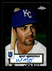 Whit Merrifield 2021 Topps Chrome Platinum Anniversary #PA-WM Autographs - Picture 1 of 2