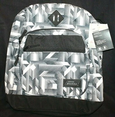 Genuine Dickies Varsity Boys' Geometric Pattern Black/White Backpack  - Image 1 of 4