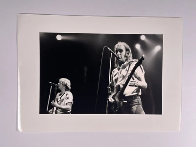 Status Quo Photo Francis Rossi Original On Stage Black And White Promo 1980s - Image 1 of 4