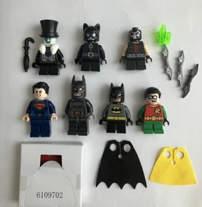 Lego DC Mighty Micros Robin Penguin Batman Bane Super Minifigure Lotto Pls Leggi - Foto 1 di 3