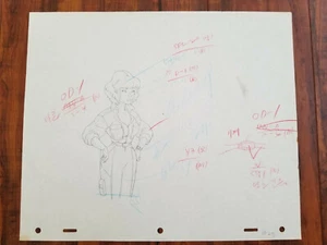 Teenage Mutant Ninja Turtles TMNT April O'Neil Animation Produktion Kunst Zeichnung - Bild 1 von 4