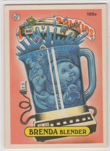 1986 Topps Garbage Pail Kids BRENDA BLENDER #189a Sticker Card - Picture 1 of 2