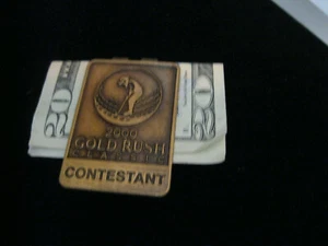 "2000 GOLD RUSH CLASSIC MONEY CLIP-CONTESTANT" 1 OF 349 PCS MADE IN RHODE ISLAND - Picture 1 of 6