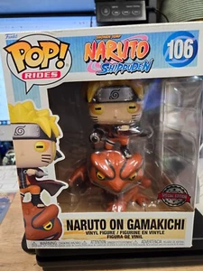 Funko Pop Naruto 6" : Naruto On Gamakichi #106 Special Exclusive Vinyl - Picture 1 of 6