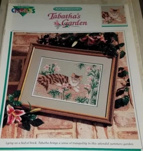 P23 COLOR CHARTS 1990, TABATHA'S GARDEN CROSS STITCH DESIGN LEAFLET - Picture 1 of 2
