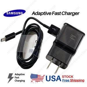 USB Fast Wall Charger Type C Cable For Samsung Galaxy S21 S22 S23 Plus Ultra B - Picture 1 of 13