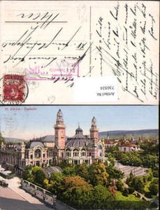 736924 Zürich Tonhalle Feldpost Kuk Zensurstelle 398 - Picture 1 of 1