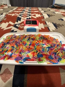 Travel Lite Brite Mini Toy Light Bright W/Pegs 1,000+ 2003 Hasbro WORKS, VINTAGE - Picture 1 of 4