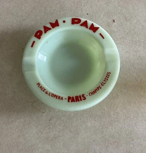 Vintage JADEIT Pam Pam Place L'Opera Paris Champs Elysees Aschenbecher Werbung - Bild 1 von 3