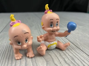 1987 Lot of 2 Disney Amblin Roger Rabbit Baby Herman sitting crawl Figures *READ - Picture 1 of 8