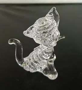 Vintage gesponnene Glas Katze Figur PREIS REDUZIERT - Bild 1 von 2