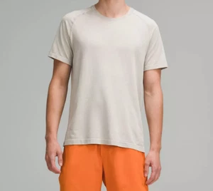 lululemon Metal Vent Tech Short-Sleeve Shirt. Raw Linen/White. NWT - Picture 1 of 4