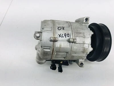 07-14 VOLVO XC90 3.2L L6 ENGINE AC A/C AIR CONDITIONING COMPRESOR W/ CLUTCH OEM - Image 1 of 4