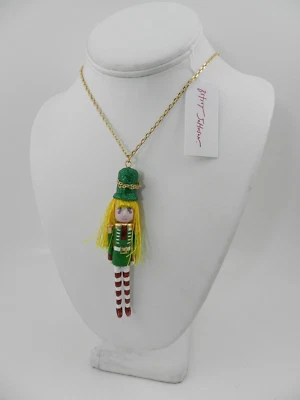 BETSEY JOHNSON Nutcracker Long Pendant Necklace - Image 1 of 3